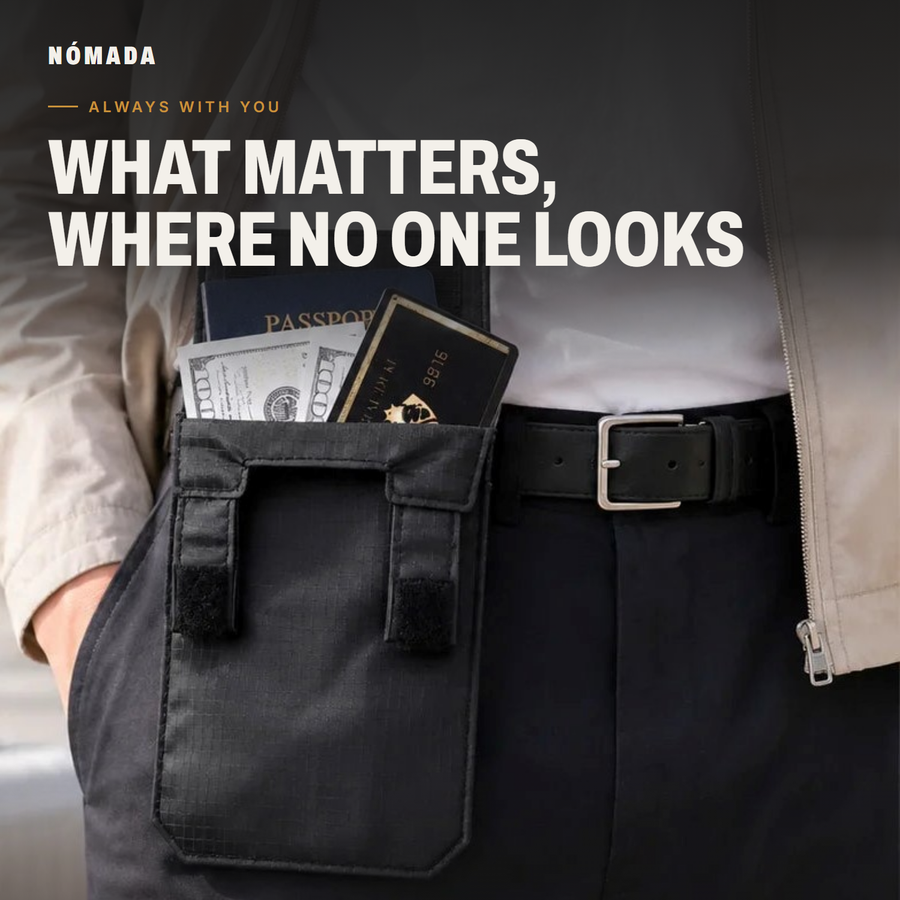Hidden Anti-Theft Belt Wallet